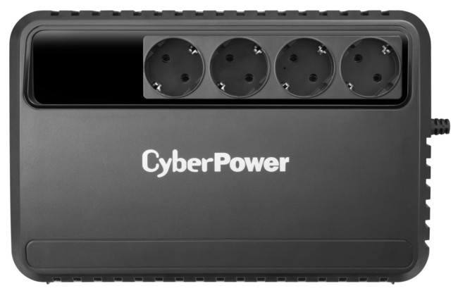 ИБП CyberPower BU1000E, Line-Interactive, 1000VA/600W, 4 Schuko розетки, Black, 0.4х0.3х0.3м., 7.8кг. CyberPower BU1000E