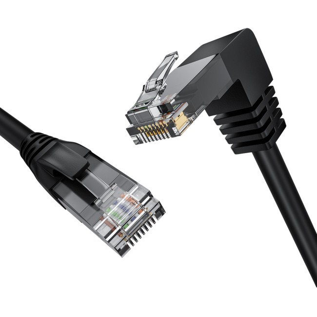 GCR Патч-корд прямой 0.5m UTP кат.5e, черный, нижний угол, литой, ethernet high speed, RJ45, T568B, GCR-53194 Greenconnect RJ45(m) - RJ45(m) Cat. 5e 0.5м чёрный GCR Патч-корд прямой 0.5m UTP кат.5e, черный, нижний угол, литой, ethernet high speed, RJ45, T568B, GCR-53194 Greenconnect RJ45(m) - RJ45(m) Cat. 5e 0.5м чёрный