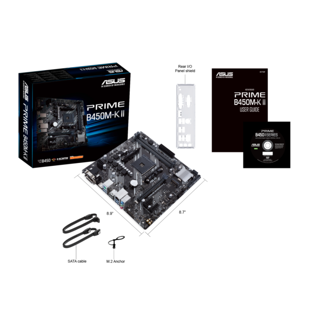 Материнская плата ASUS PRIME B450M-K II