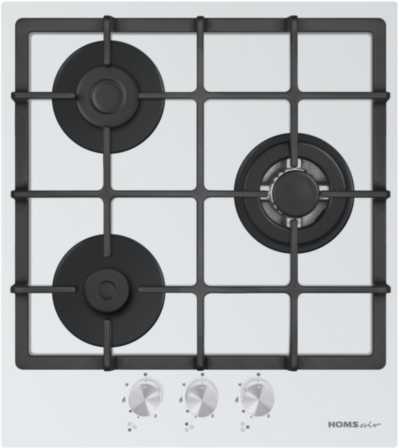 Встраиваемая газовая панель HOMSair HOMSAir HGG433TGCWH