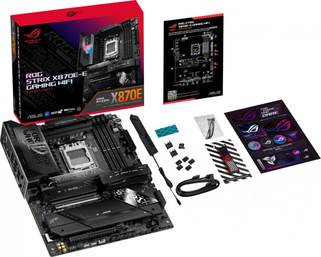 Материнская плата ASUS ROG STRIX X870E-E GAMING WIFI Материнская плата ASUS ROG STRIX X870E-E GAMING WIFI