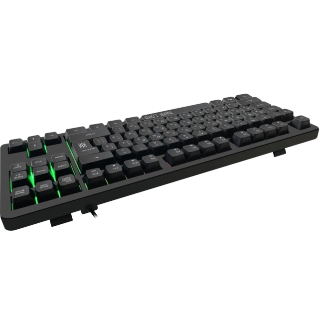 Defender Проводная игровая клавиатура Dark Lord GK-580 RU, черный,радужная,87кнопок Defender 45580