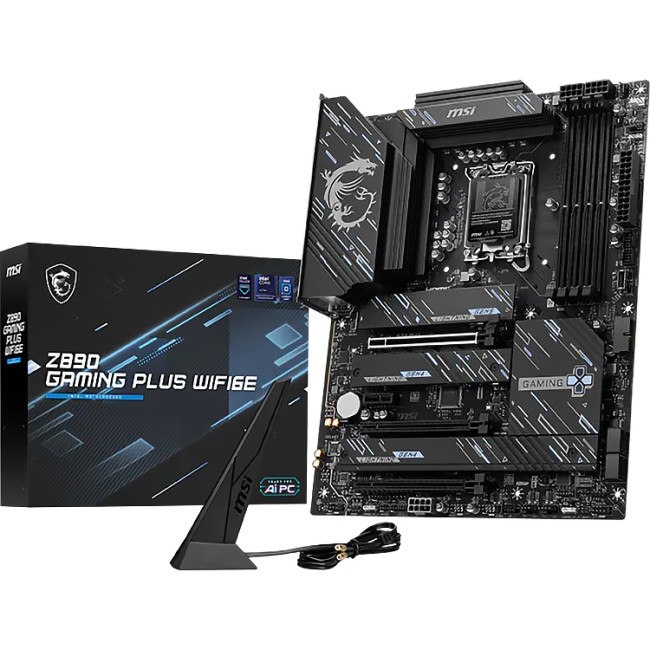 Материнская плата MSI Z890 GAMING PLUS WIFI6E Материнская плата MSI Z890 GAMING PLUS WIFI6E