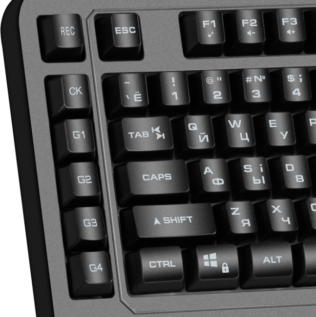 Игровая клавиатура SVEN KB-G8600 (110 кл, макросы, подсветка) Sven KB-G8600