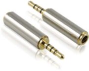 Переходник аудио jack 2,5 mm/jack 3,5 mm, AM/AF Greenconnect, серебряный Greenconnect переходник jack 2,5 mm M/3,5 mm F Переходник аудио jack 2,5 mm/jack 3,5 mm, AM/AF Greenconnect, серебряный Greenconnect переходник jack 2,5 mm M/3,5 mm F