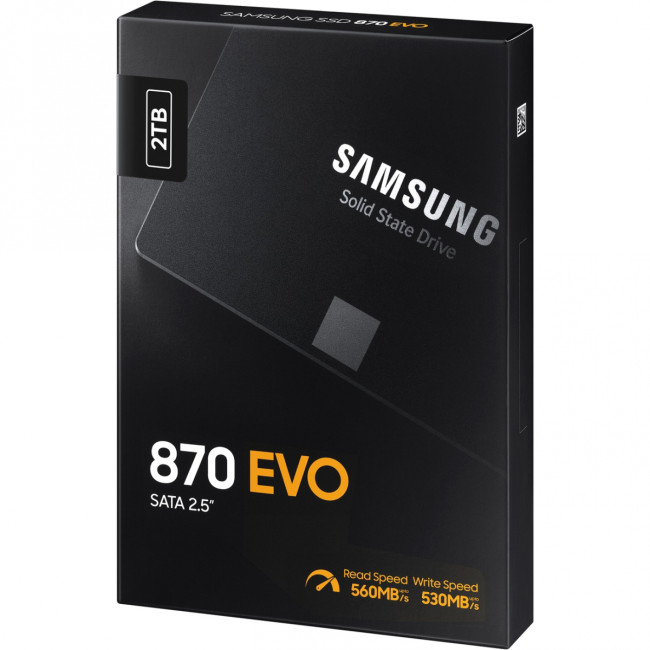 Твердотельный накопитель Samsung 870 EVO (MZ-77E2T0B/AM) Твердотельный накопитель Samsung 870 EVO (MZ-77E2T0B/AM)