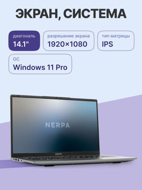 Ноутбук Nerpa Caspica  A342 (A342-14BB082602G)