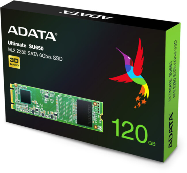 Твердотельный накопитель ADATA Ultimate SU650 ASU650NS38-120GT-C Твердотельный накопитель ADATA Ultimate SU650 ASU650NS38-120GT-C