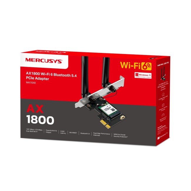 Wi-Fi Bluetooth PCI Адаптер Mercusys Technologies CO MA70XE Wi-Fi Bluetooth PCI Адаптер Mercusys Technologies CO MA70XE