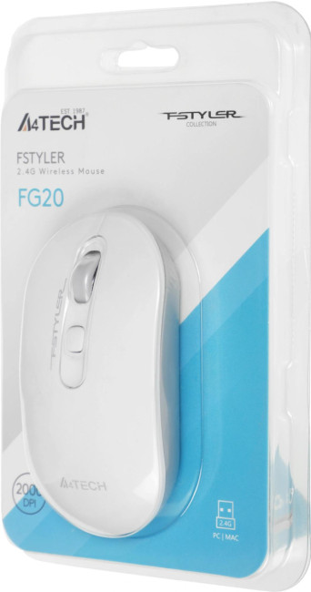 Мышь A4Tech FG20 WHITE Мышь A4Tech FG20 WHITE