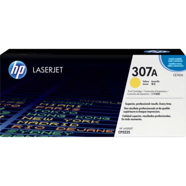 Тонер-картридж HP 307A Yellow Color LaserJet Print Cartridge (CE742A) Тонер-картридж HP 307A Yellow Color LaserJet Print Cartridge (CE742A)