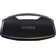 SVEN PS-990, черный, акустическая система 2.0, мощность 2x90 Вт (RMS), IPx7, TWS, Bluetooth, USB, встроенный аккумулятор Sven SV-022891 SVEN PS-990, черный, акустическая система 2.0, мощность 2x90 Вт (RMS), IPx7, TWS, Bluetooth, USB, встроенный аккумулятор Sven SV-022891