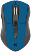 Defender Беспроводная оптическая мышь Accura MM-965 голубой,6кнопок,800-1600dpi Defender Accura MM-965 голубой Defender Беспроводная оптическая мышь Accura MM-965 голубой,6кнопок,800-1600dpi Defender Accura MM-965 голубой