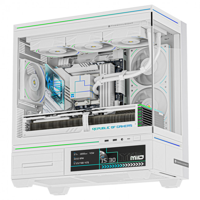 Корпус без блока питания Thermalright M10 Vision FAN4-C White Корпус без блока питания Thermalright M10 Vision FAN4-C White