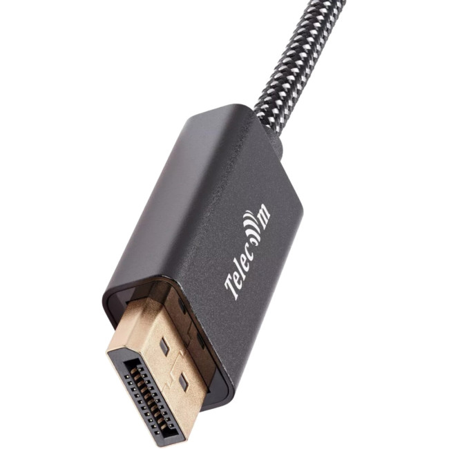 Кабель-адаптер USB Type-Cm --> DP(m) 4K@120Hz 8K@60Hz, 1.8m Telecom <TCC020M-1.8M> VCOM TCC020M-1.8M