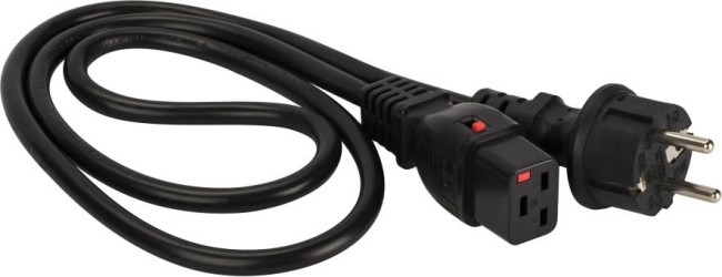 Шнур питания LANMASTER LAN-PP19L/SH-1.0-BK Шнур питания LANMASTER LAN-PP19L/SH-1.0-BK