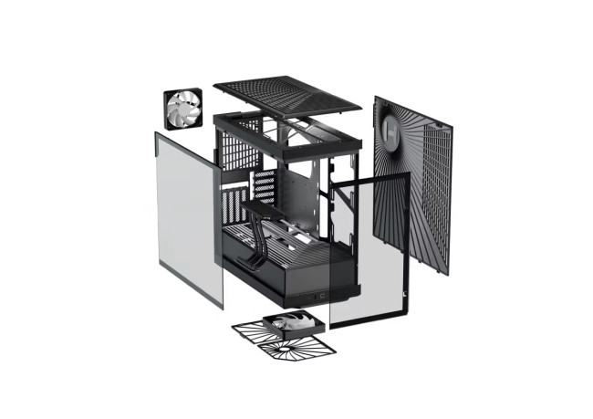 Корпус без блока питания HYTE CS-HYTE-Y40-B Корпус без блока питания HYTE CS-HYTE-Y40-B