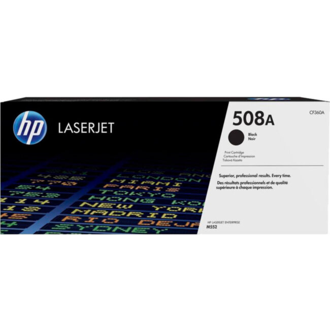 Тонер-картридж HP 508A Black Original LaserJet Toner Cartridge (CF360A)