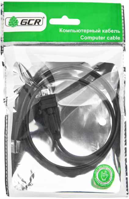 Greenconnect Конвертер-переходник 3.0m плоский, черный, позолоченные коннекторы, 28/26 AWG, USB 2.0 AM / DB9 RS-232 PROF GCR-UOC5M-BCG-3.0m, чипсет PL2303RA Greenconnect USB 2.0 AM / DB9 RS-232 + чипсет PL2303RA