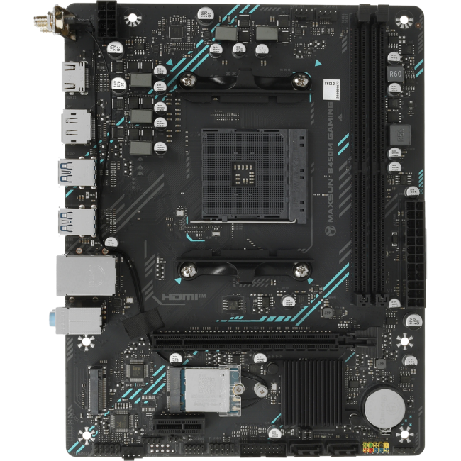 Материнская плата MAXSUN MS-B450M GAMING WIFI Материнская плата MAXSUN MS-B450M GAMING WIFI