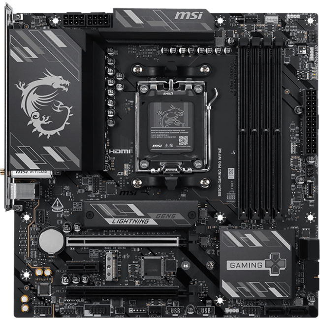 Материнская плата MSI B850M GAMING PRO WIFI6E Материнская плата MSI B850M GAMING PRO WIFI6E