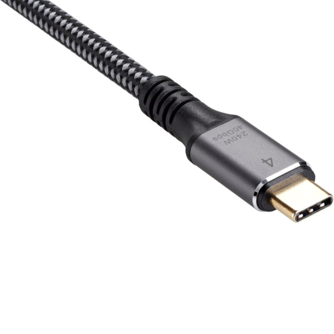 Кабель USB4 TypeC(M)--TypeC(M), 5K@60Hz, 40GBps, PD 240W, 5A, VCOM, 1.2м <CU541M-1.2M> VCOM CU541M-1.2M