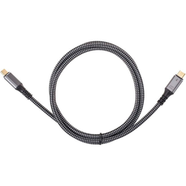 Кабель USB4 TypeC(M)--TypeC(M), 5K@60Hz, 40GBps, PD 240W, 5A, VCOM, 1.2м <CU541M-1.2M> VCOM CU541M-1.2M