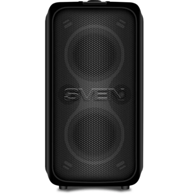 SVEN PS-1000, черный, акустическая система 2.0, мощность 2x80 Вт (RMS), Bluetooth, TWS, FM, USB, LED-дисплей, встроенный аккумулятор Sven SV-022686