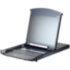 Переключатель, электрон., KVM, с консолью,  1 local user PS2/USB+VGA+ IP user => 8 cpu (PS2/USB/Sun+VGA)/RS232, без шнуров и адаптеров, 1900x1200, 1U 19", исп.адаптеры и UTP, OSD, каскад 128, (двойное питание;поддержка технол. шифр.) ATEN KL1108VN