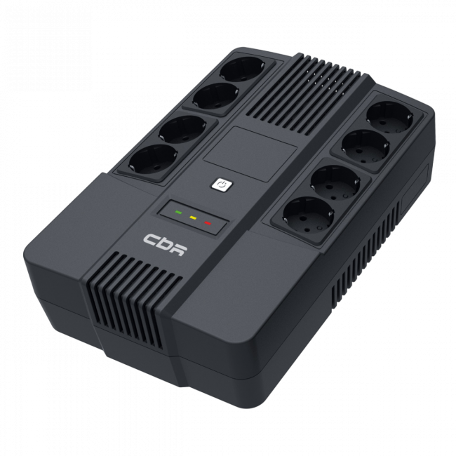 Линейно-интерактивный ИБП в плоском корпусе "Brick" CBR UPS-OFK-101E-800 Линейно-интерактивный ИБП в плоском корпусе "Brick" CBR UPS-OFK-101E-800