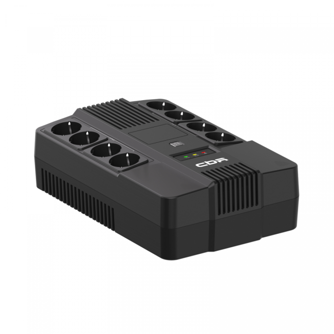 Линейно-интерактивный ИБП в плоском корпусе "Brick" CBR UPS-OFK-101E-800 Линейно-интерактивный ИБП в плоском корпусе "Brick" CBR UPS-OFK-101E-800