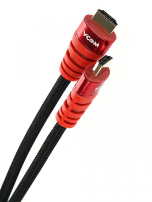 Кабель HDMI 19M/M ver. black and red 2.0, 1,8m VCOM <CG526S-R-1.8M> Blister VCOM HDMI (m)- HDMI (m) 1.8м