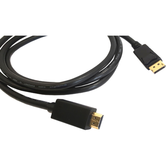 Кабель DisplayPort-HDMI (Вилка - Вилка), 3 м Kramer C-DPM/HM-10 Кабель DisplayPort-HDMI (Вилка - Вилка), 3 м Kramer C-DPM/HM-10