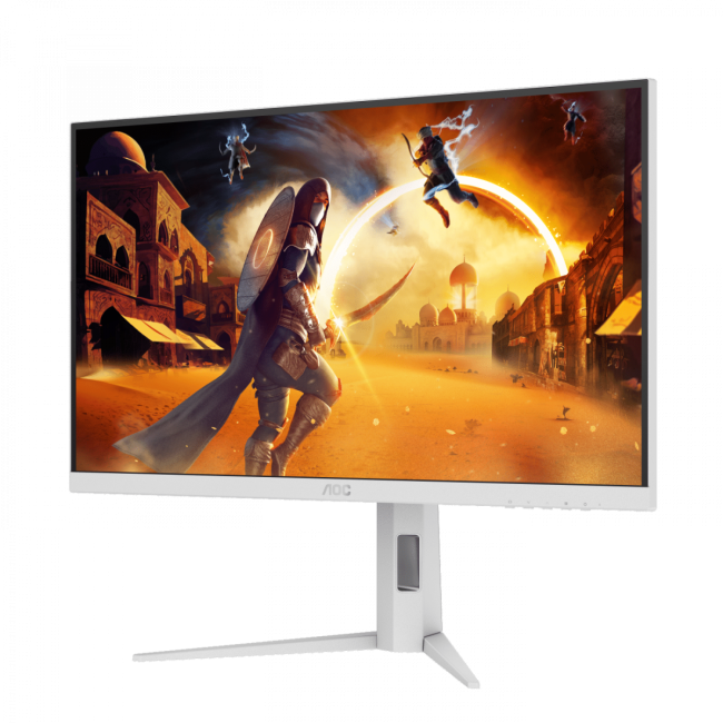 Монитор AOC Q27G4/WS 27" 2560x1440, IPS, 200Hz, 80M:1, 450cd, 0.3 ms, HDMI 2.0, DisplayPort 1.4, Height adj 130, pivot, VESA 100, 3Y, White/Silver Монитор AOC Q27G4/WS Монитор AOC Q27G4/WS 27" 2560x1440, IPS, 200Hz, 80M:1, 450cd, 0.3 ms, HDMI 2.0, DisplayPort 1.4, Height adj 130, pivot, VESA 100, 3Y, White/Silver Монитор AOC Q27G4/WS