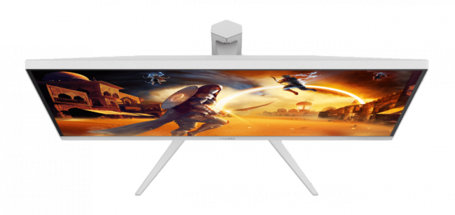 Монитор AOC Q27G4/WS 27" 2560x1440, IPS, 200Hz, 80M:1, 450cd, 0.3 ms, HDMI 2.0, DisplayPort 1.4, Height adj 130, pivot, VESA 100, 3Y, White/Silver Монитор AOC Q27G4/WS Монитор AOC Q27G4/WS 27" 2560x1440, IPS, 200Hz, 80M:1, 450cd, 0.3 ms, HDMI 2.0, DisplayPort 1.4, Height adj 130, pivot, VESA 100, 3Y, White/Silver Монитор AOC Q27G4/WS