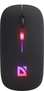 Defender Беспроводная оптическая мышь Touch MM-997 черн,2.4+BT,RGB,400mAh,бесшумная Defender Touch MM-997 Defender Беспроводная оптическая мышь Touch MM-997 черн,2.4+BT,RGB,400mAh,бесшумная Defender Touch MM-997
