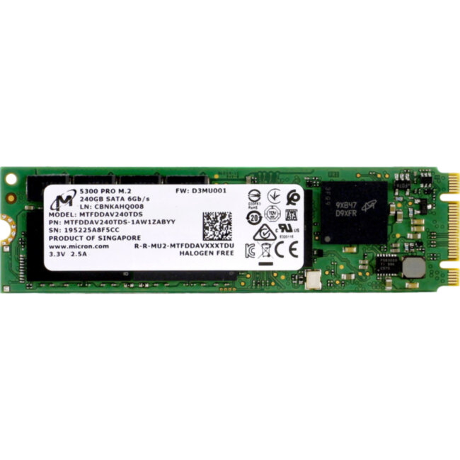 Твердотельный накопитель Micron SSD 5300 PRO, 240GB (MTFDDAV240TDS-1AW1ZABYY)