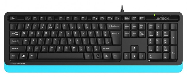 Клавиатура A4Tech FKS10 BLUE Клавиатура A4Tech FKS10 BLUE