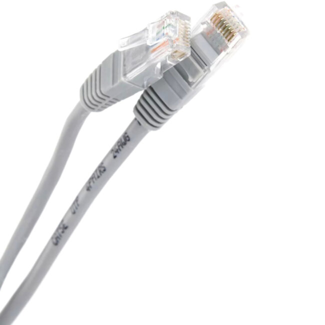 Патчкорд литой "Telecom" UTP кат.5е 20,0м серый VCOM NA102--20M Патчкорд литой "Telecom" UTP кат.5е 20,0м серый VCOM NA102--20M