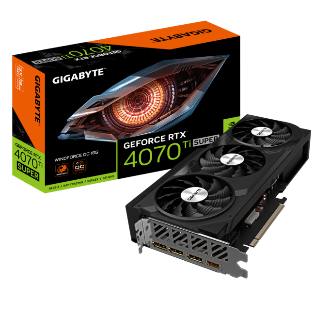 Видеокарта GIGABYTE GV-N407TSWF3OC-16GD Видеокарта GIGABYTE GV-N407TSWF3OC-16GD