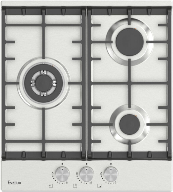Встраиваемая варочная панель газовая EVELUX EVELUX HEG 450 X Встраиваемая варочная панель газовая EVELUX EVELUX HEG 450 X