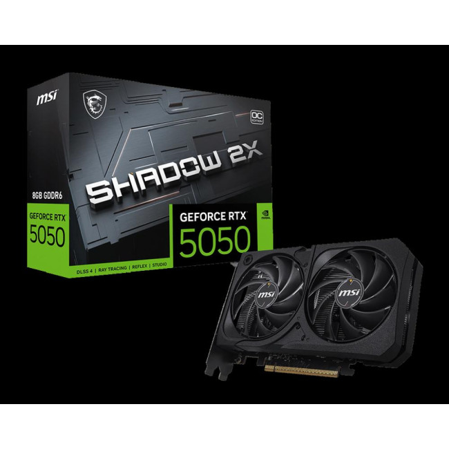Видеокарта MSI RTX 5050 8G SHADOW 2X OC Видеокарта MSI RTX 5050 8G SHADOW 2X OC