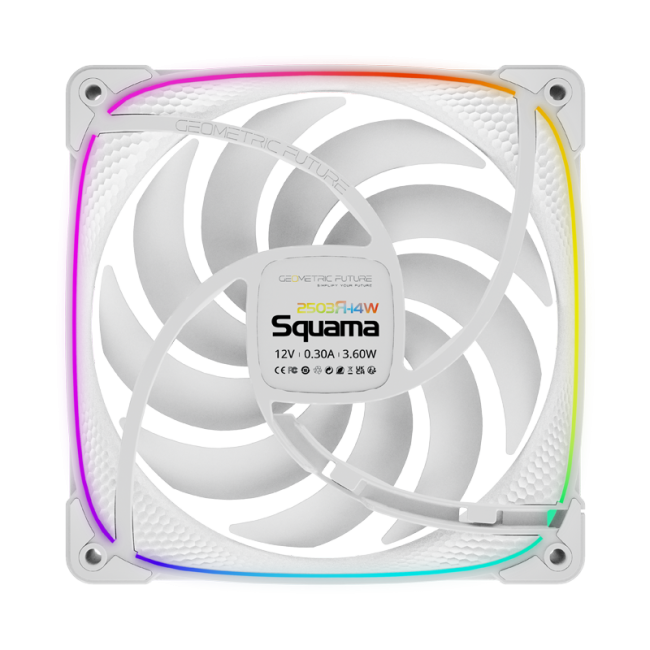Вентилятор корпусный Geometric Future 2503RW-14 White