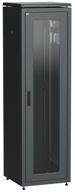ITK Шкаф сетевой 19" LINEA N 38U 600х600 мм стеклянная передняя дверь, задняя металлическая черный ITK LN05-38U66-GM ITK Шкаф сетевой 19" LINEA N 38U 600х600 мм стеклянная передняя дверь, задняя металлическая черный ITK LN05-38U66-GM