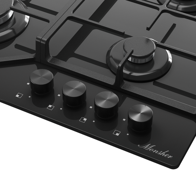 Варочная поверхность MONSHER MONSHER MGG 62 Noir Варочная поверхность MONSHER MONSHER MGG 62 Noir