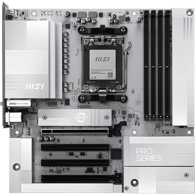 Материнская плата MSI PRO B850M-A WIFI PZ Материнская плата MSI PRO B850M-A WIFI PZ