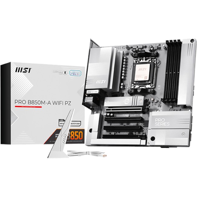 Материнская плата MSI PRO B850M-A WIFI PZ Материнская плата MSI PRO B850M-A WIFI PZ