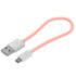 GCR Кабель 3A 0.5m MicroUSB, быстрая зарядка, розовый нейлон,  GCR-51688 Greenconnect GCR-51688
