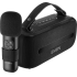 SVEN PS-255, черный, акустическая система 2.0, мощность 2x6 Вт (RMS), Bluetooth, FM, USB, караоке микрофон, встроенный аккумулятор Sven SV-022563