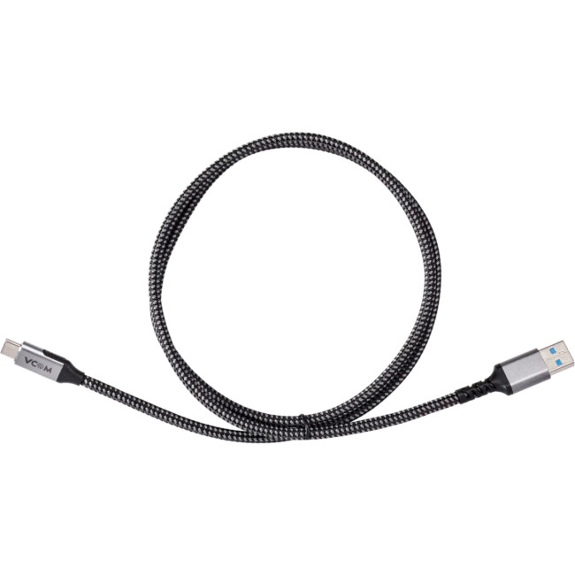 Кабель USB3.2 Gen2, AM->CM, 10Gbs, All Shell 1м VCOM <CU401M-1M> VCOM CU401M-1M